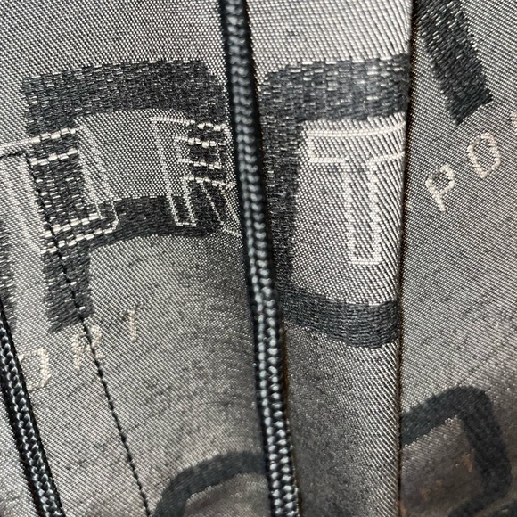 POLO SPORT Ralph Lauren Spellout All Over Print Drawstring Bucket Sling Bag VTG - Picture 9 of 9